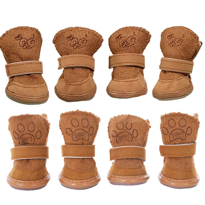 Bottes de neige pour animaux de compagnie - Lot de 4