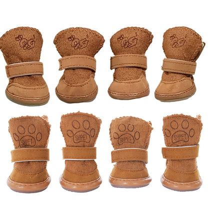 Bottes de neige pour animaux de compagnie - Lot de 4