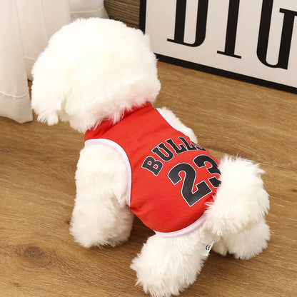 MAILLOT de Basket-Ball en maille respirante pour chien