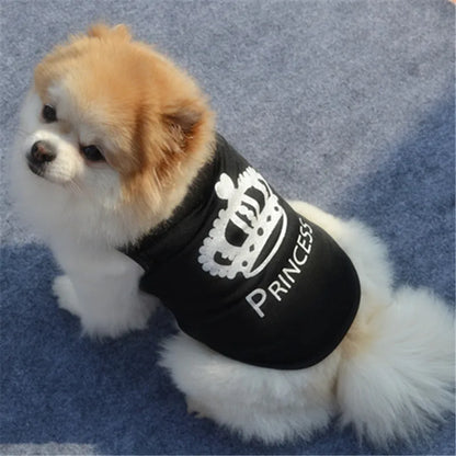 T-shirt "Princess" pour Petit Chien Royal