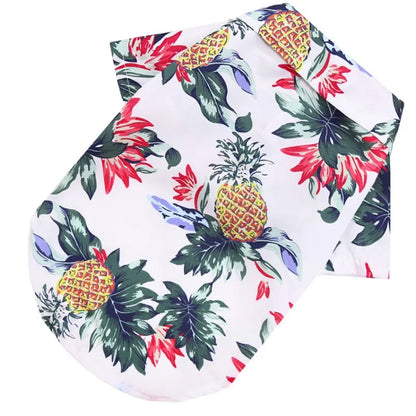 🌺🌴 Chemise Hawaïenne pour Chien et Chat pour une élégance tropicale de vos compagnons à quatre pattes !