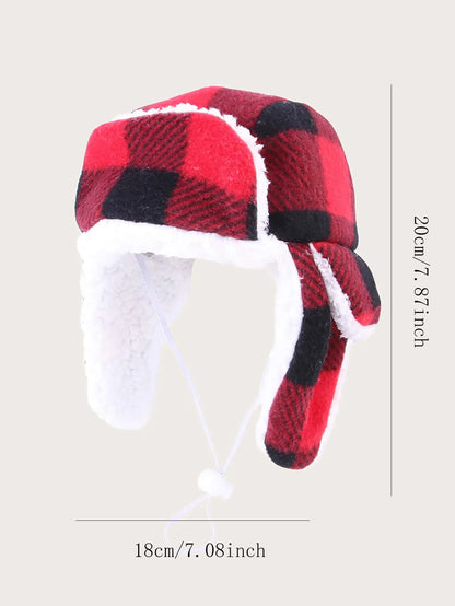 Béret tricoté chaud pour chien et chat – Hiver