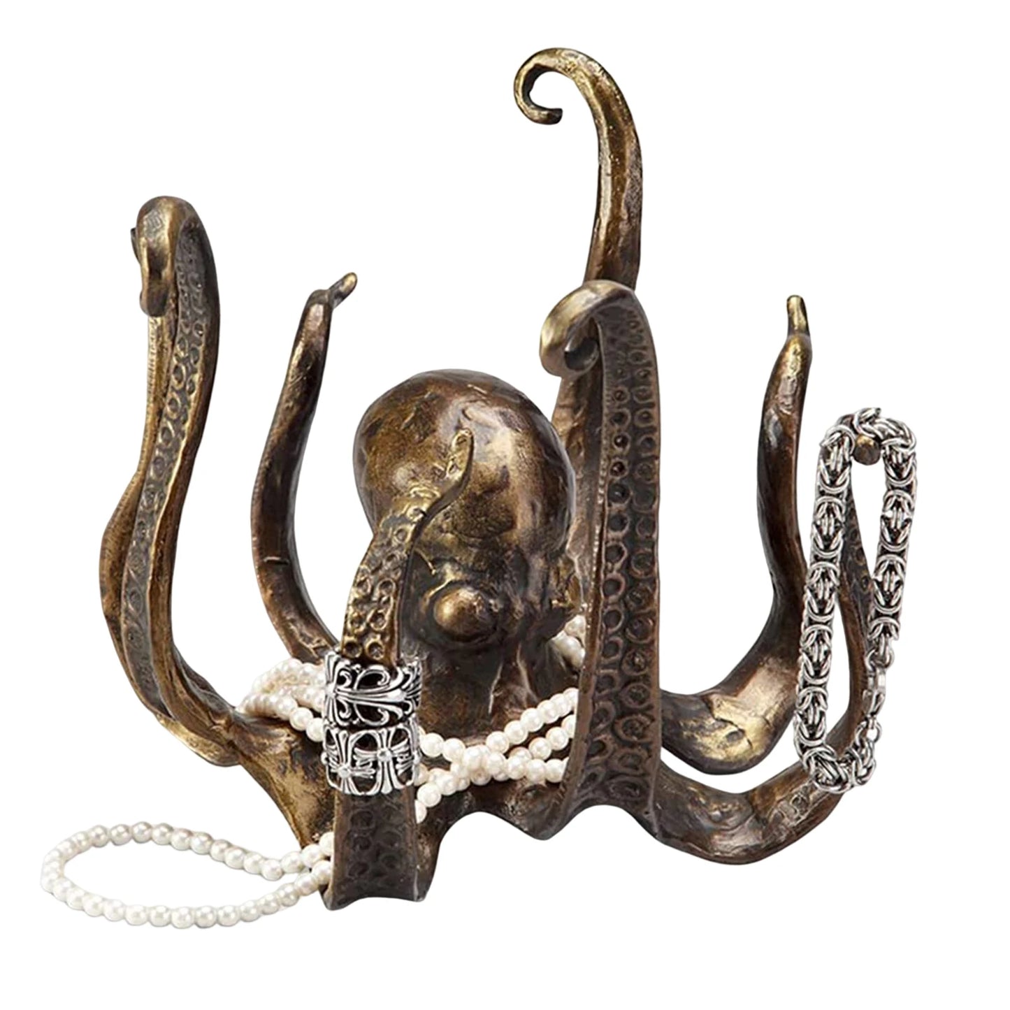 Porte-tasses à café Pieuvre en résine style Steampunk