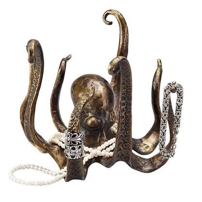 Porte-tasses à café Pieuvre en résine style Steampunk