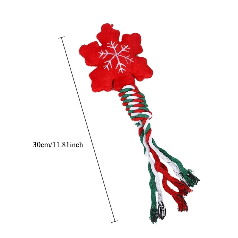 🎄 Jouet de Noël à mâcher pour Chien – Modèles Festifs