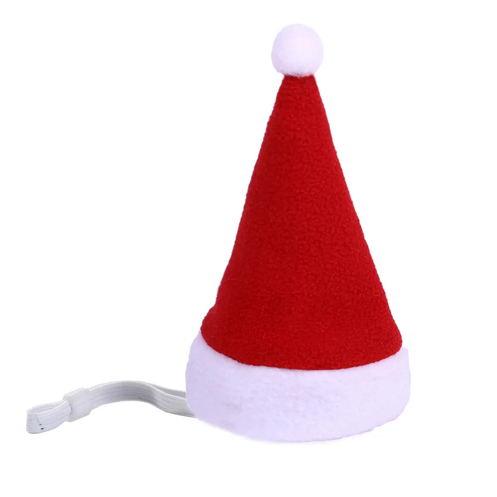 Chapeau de noël multicolore pour animaux de compagnie