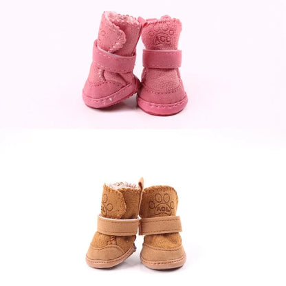 Bottes de neige pour animaux de compagnie - Lot de 4