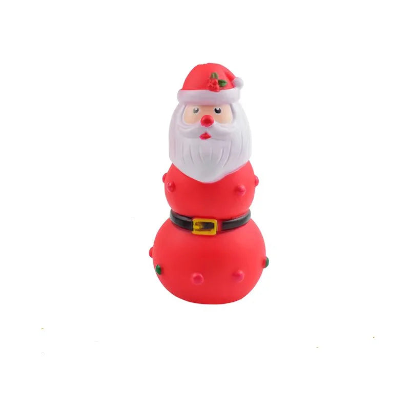 🎄Jouets de Noël en latex pour chiens – Résistants, amusants et couinants ! 🐾