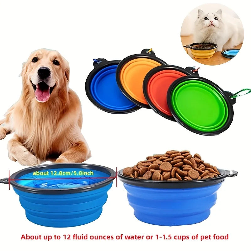 Bol Pliable pour Chien & Chat – La Gamelle Portable Indispensable en Voyage
