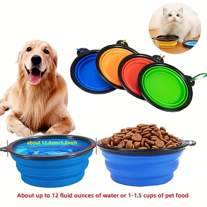Bol Pliable pour Chien & Chat – La Gamelle Portable Indispensable en Voyage