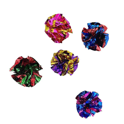 🐾 BOULES froissées pour chat – 5 ou 10 pièces