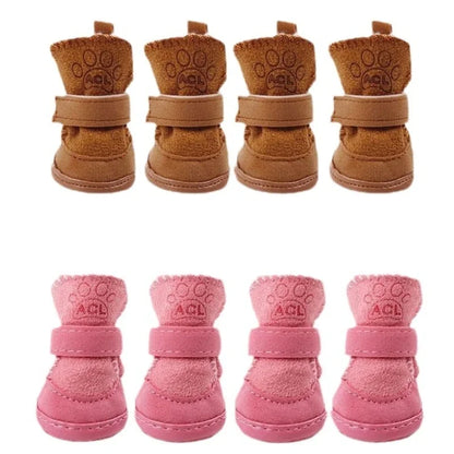 Bottes de neige pour animaux de compagnie - Lot de 4