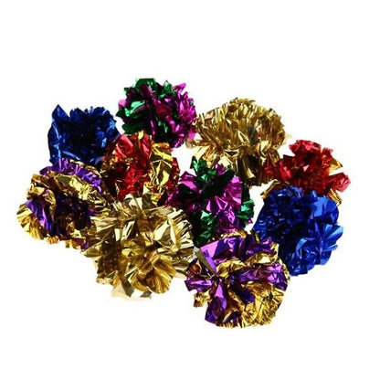 🐾 BOULES froissées pour chat – 5 ou 10 pièces