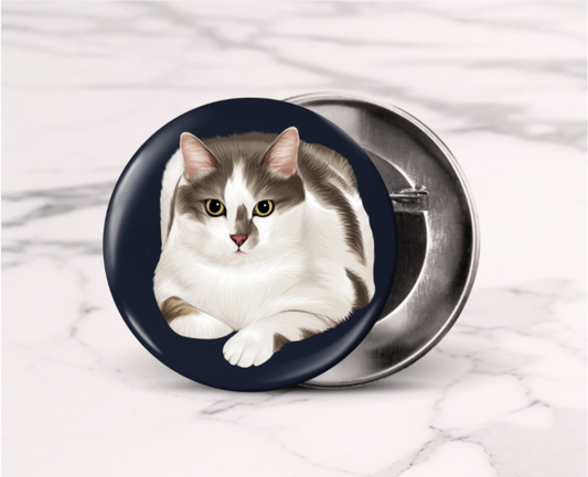 BADGE Selfie à Personnaliser (58mm) à épingler