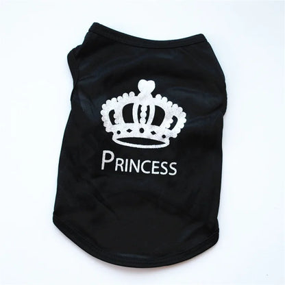 T-shirt "Princess" pour Petit Chien Royal