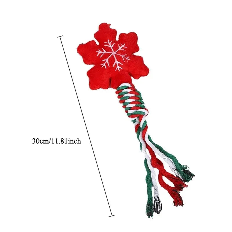 🎄 Jouet de Noël à mâcher pour Chien – Modèles Festifs