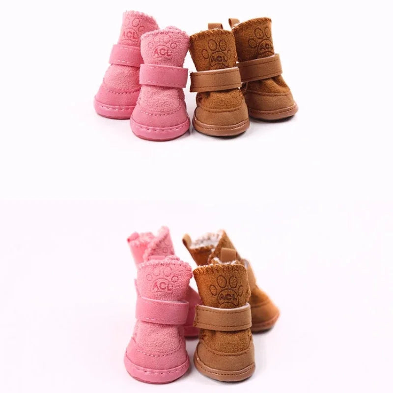 Bottes de neige pour animaux de compagnie - Lot de 4