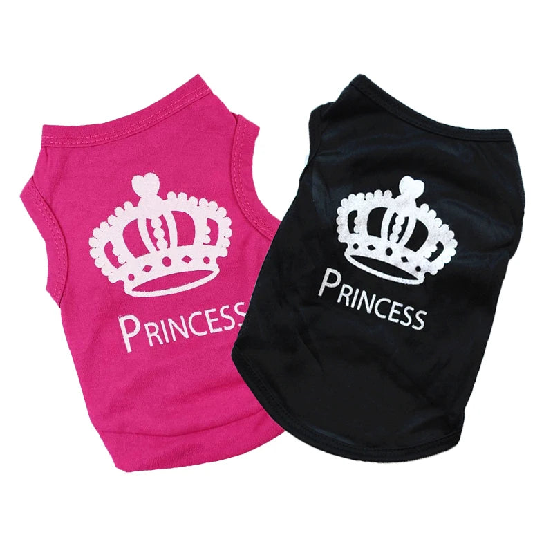 T-shirt "Princess" pour Petit Chien Royal
