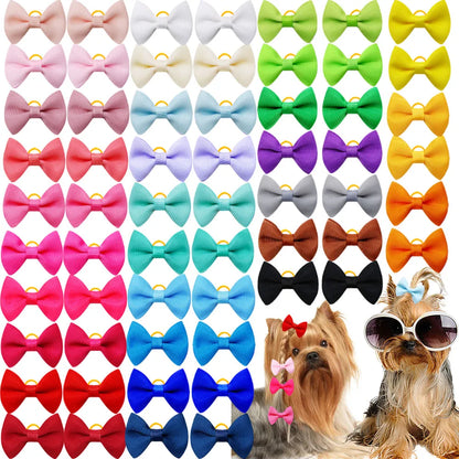 🎀 Nœuds de Toilettage Mignons – Lot de 10 / 20 / 30 pièces 🐶🐾