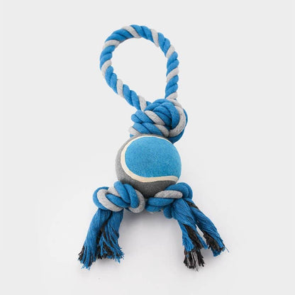 Jouet à tirer avec balle de tennis grande taille Happy Pet Play