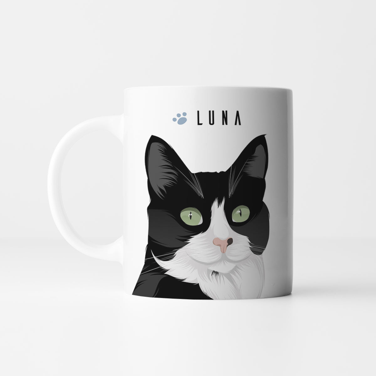 MUG CHAT personnalisé avec le dessin de votre animal