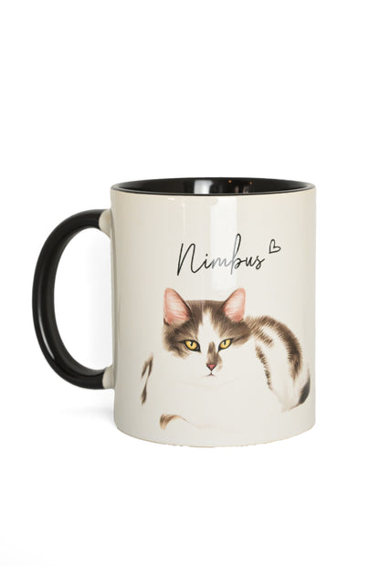 MUG CHAT personnalisé avec le dessin de votre animal