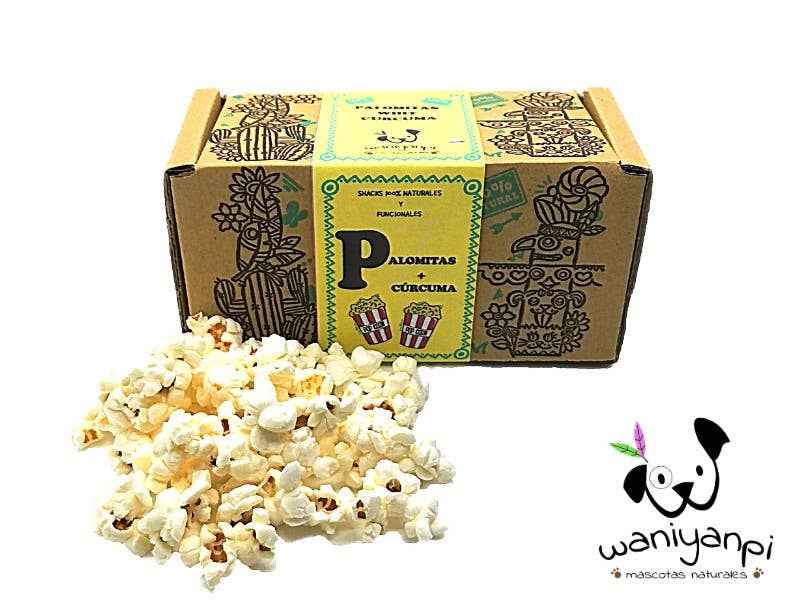 POPCORN au curcuma pour chiens