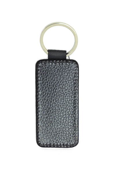 PORTE-CLES Rectangulaire en simili-cuir avec personnalisation sur 1 face